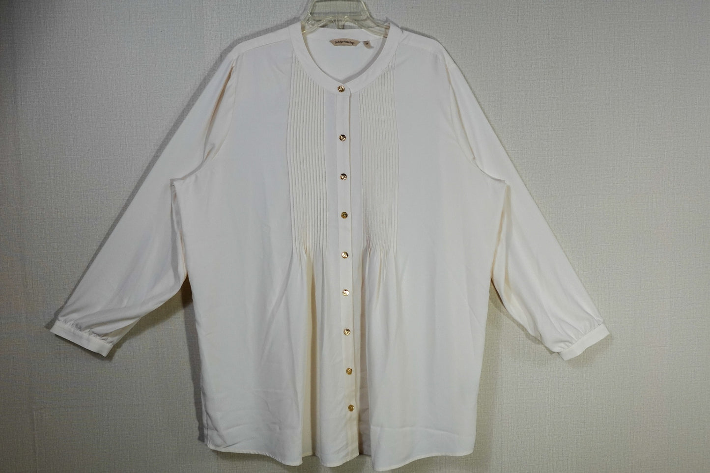Soft Surroundings, 3/4 Sleeve buttondown tunic, 2X