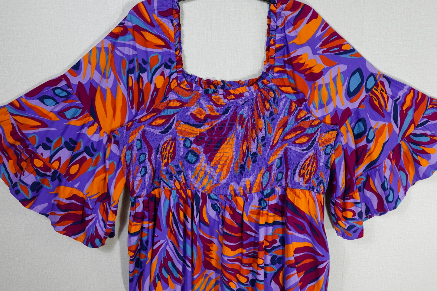 Terra & Sky, Short bell Sleeved Top, 24W/26W