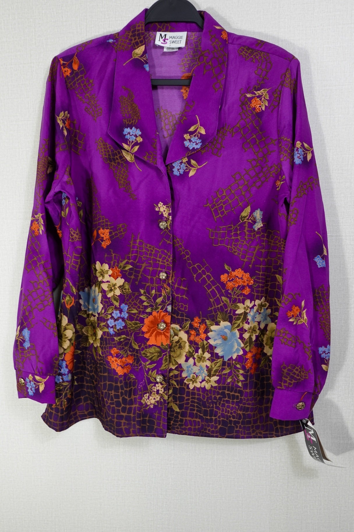 Maggie Sweet, Vintage long blouse, large