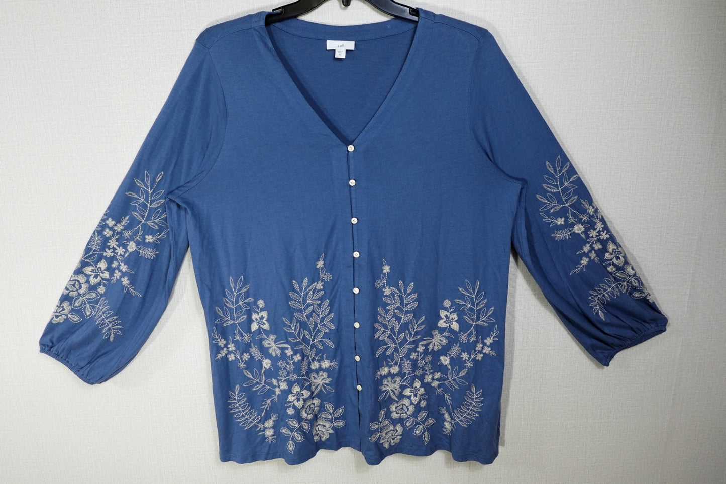 J. Jill, Long Sleeves Top- Button Down, XL