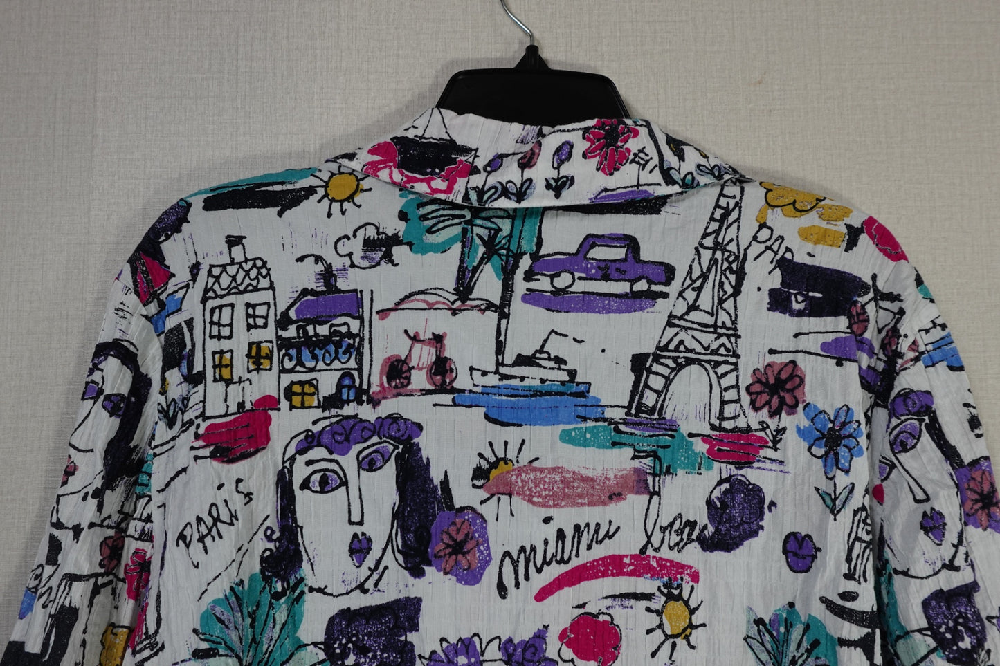 habitat, 3/4 Sleeve Top button down, XL