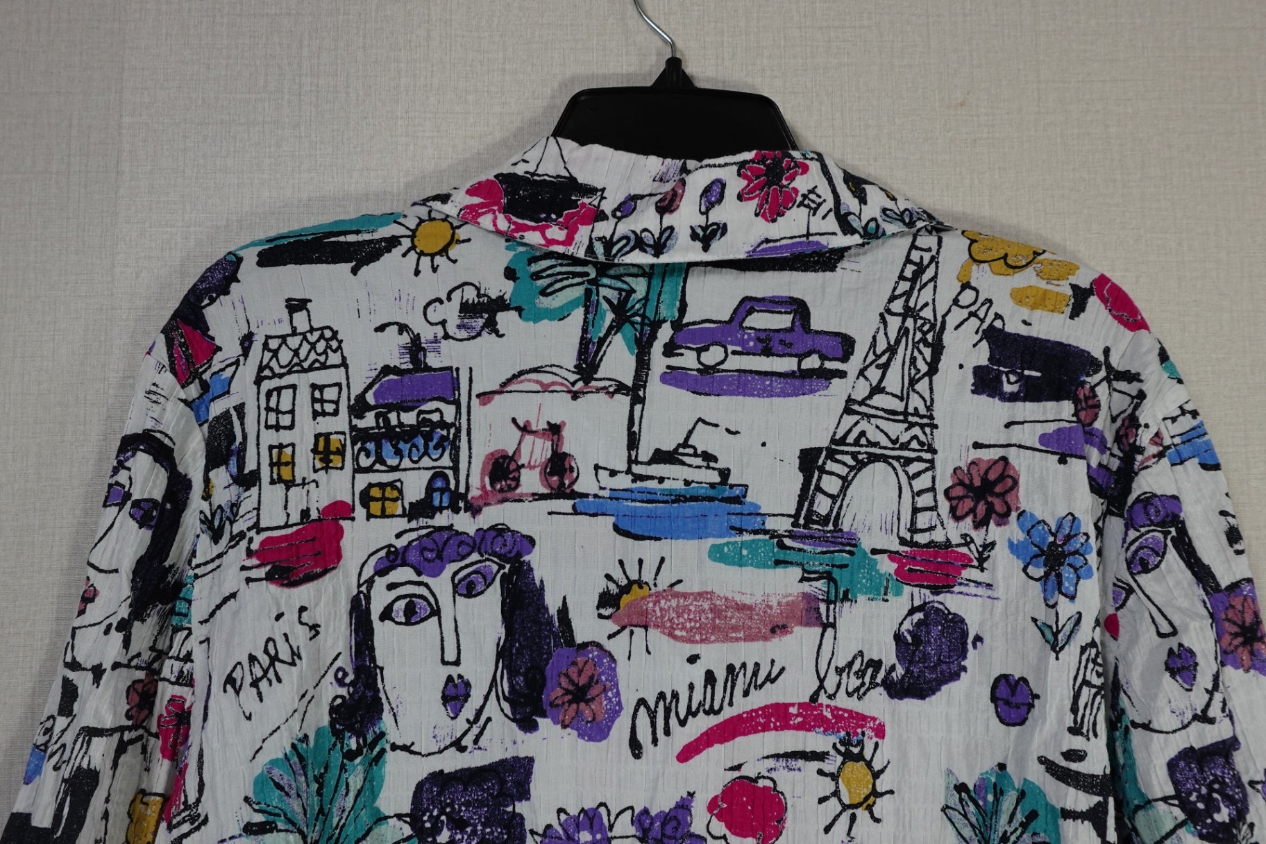 habitat, 3/4 Sleeve Top button down, XL
