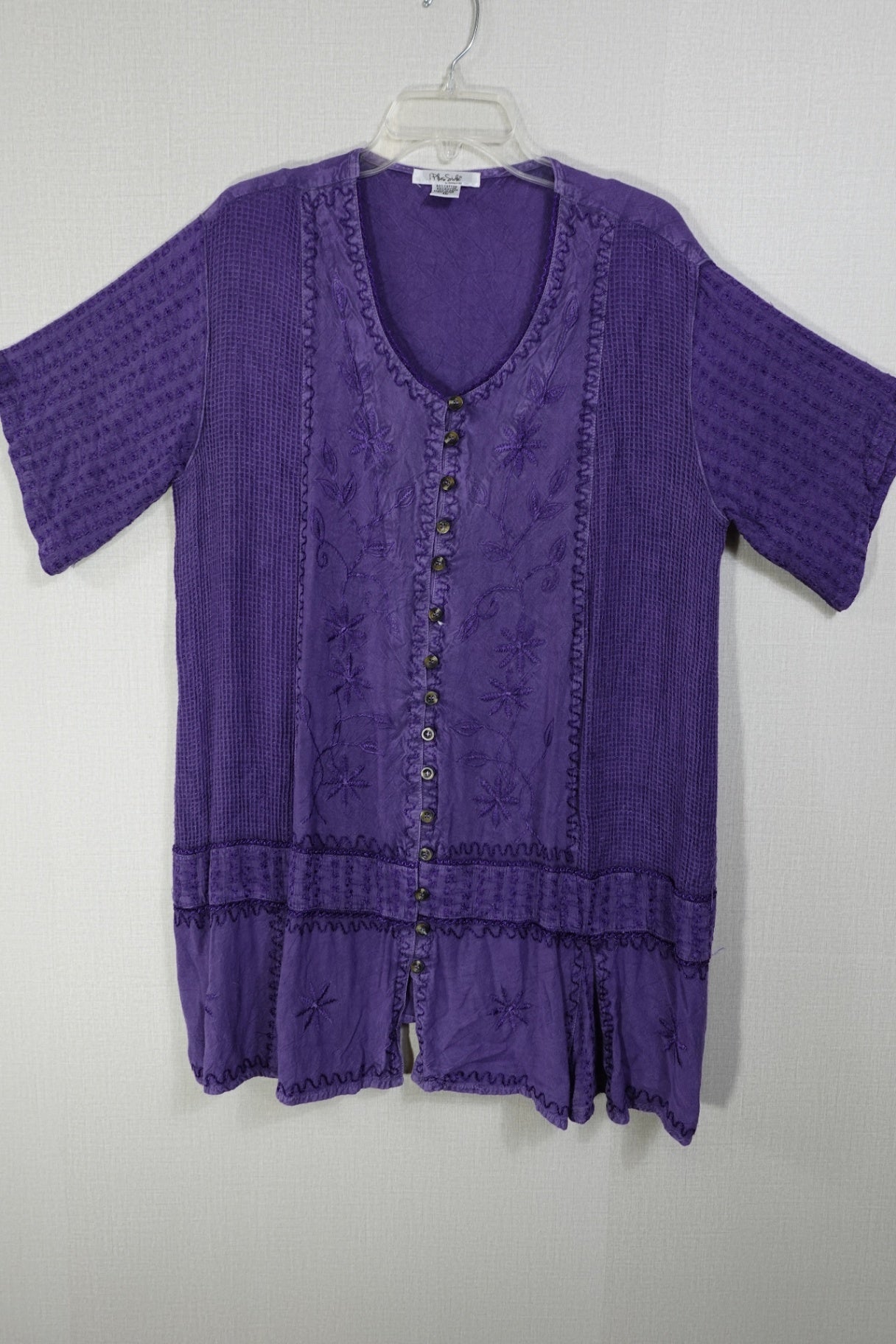 Plus Side , 1/2 Sleeved Tunic, 1X