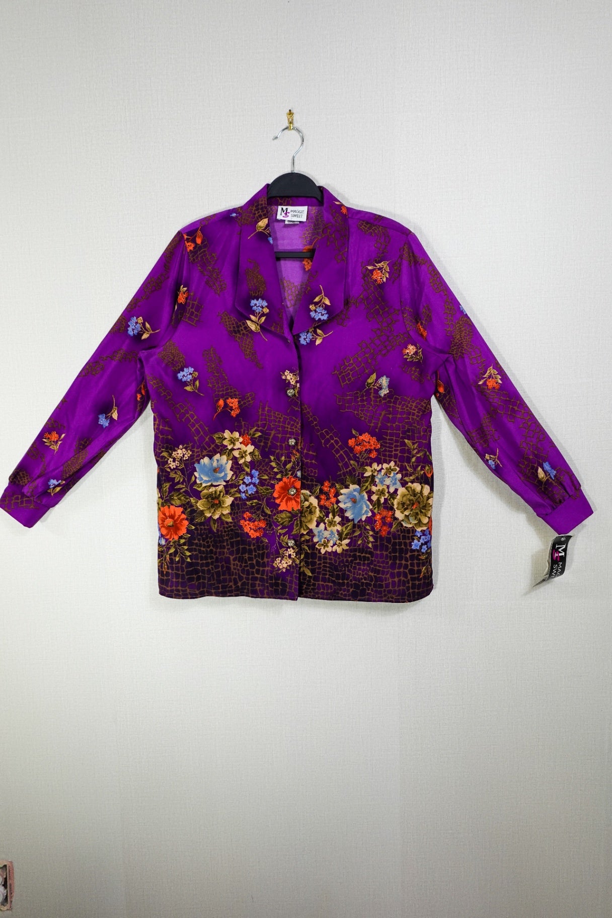 Maggie Sweet, Vintage long blouse, large