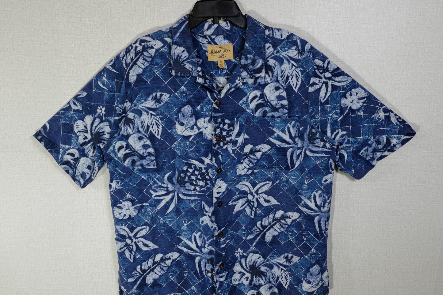 Havana Jack's Cafe, Vintage short sleeve top, XL