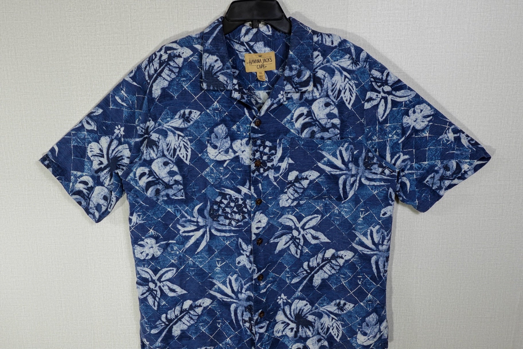Havana Jack's Cafe, Vintage short sleeve top, XL