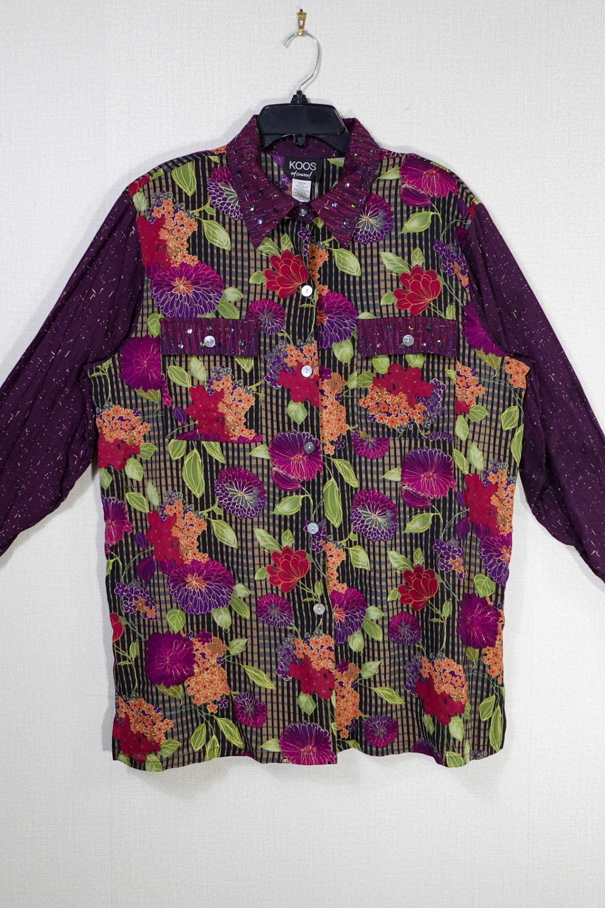 KOOS of Course!, Vintage long sleeve top, large