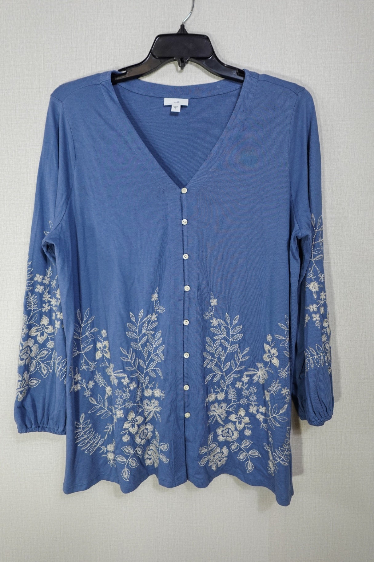 J. Jill, Long Sleeves Top- Button Down, XL