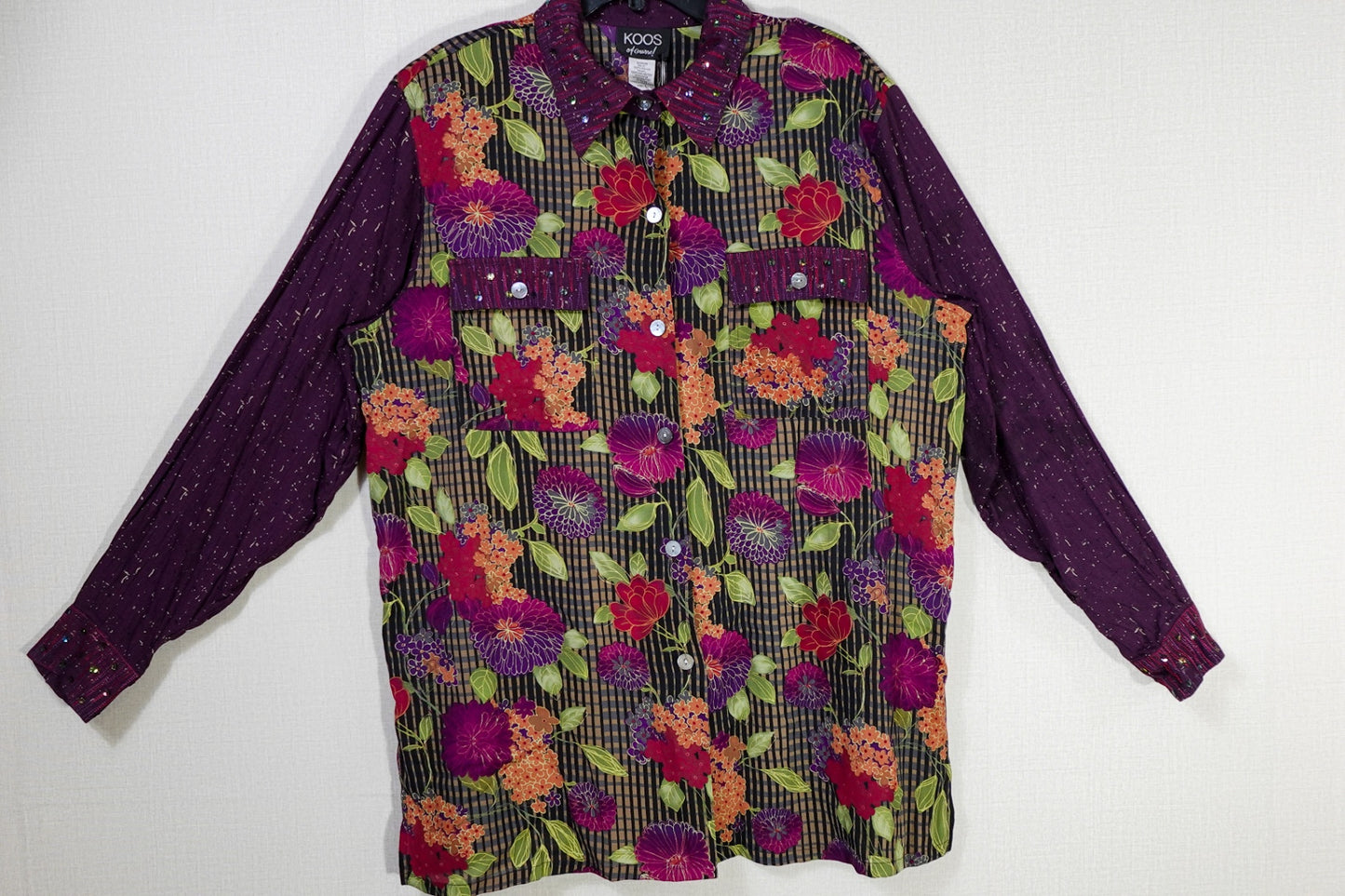 KOOS of Course!, Vintage long sleeve top, large