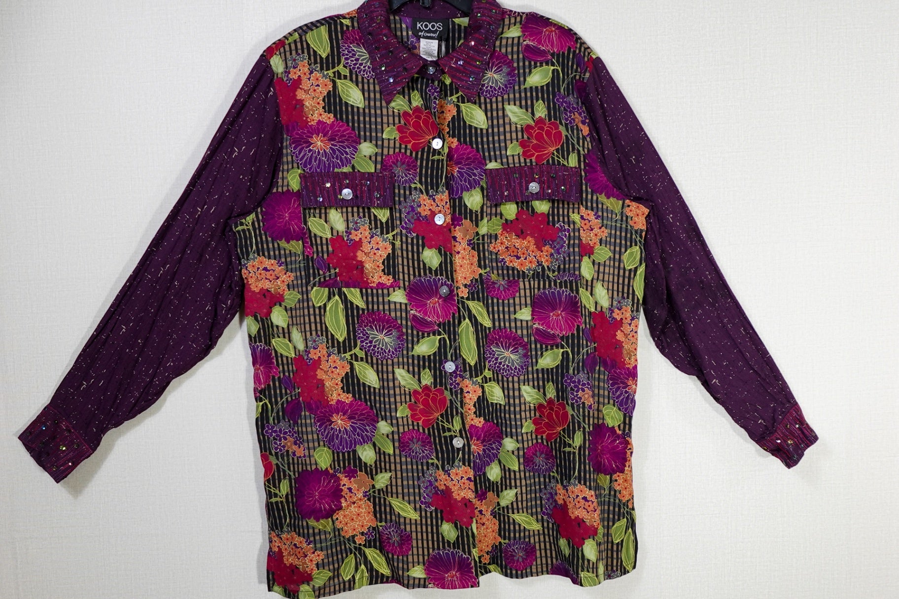 KOOS of Course!, Vintage long sleeve top, large