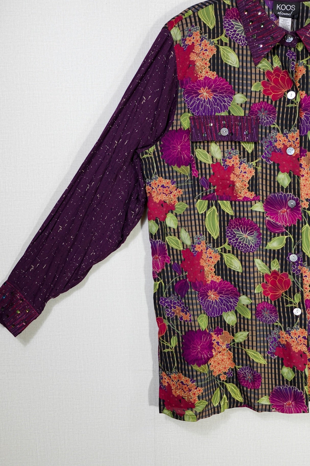 KOOS of Course!, Vintage long sleeve top, large