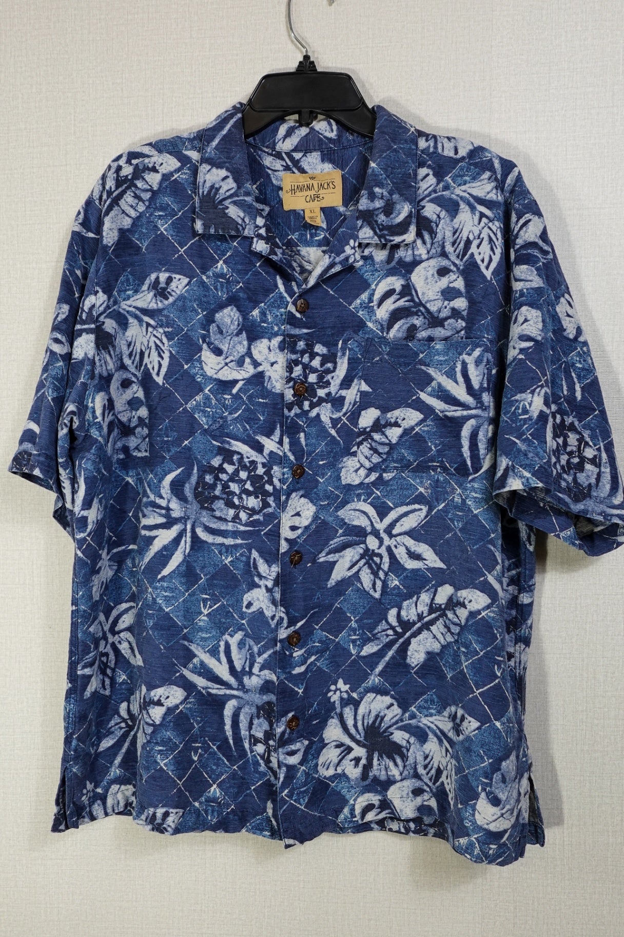 Havana Jack's Cafe, Vintage short sleeve top, XL