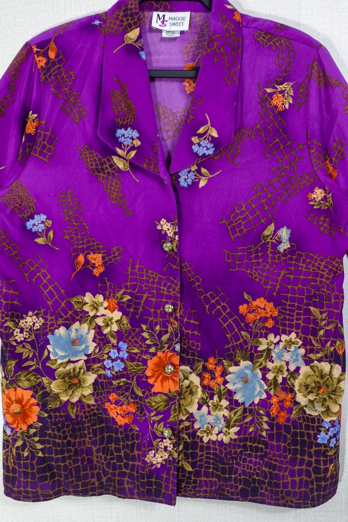 Maggie Sweet, Vintage long blouse, large