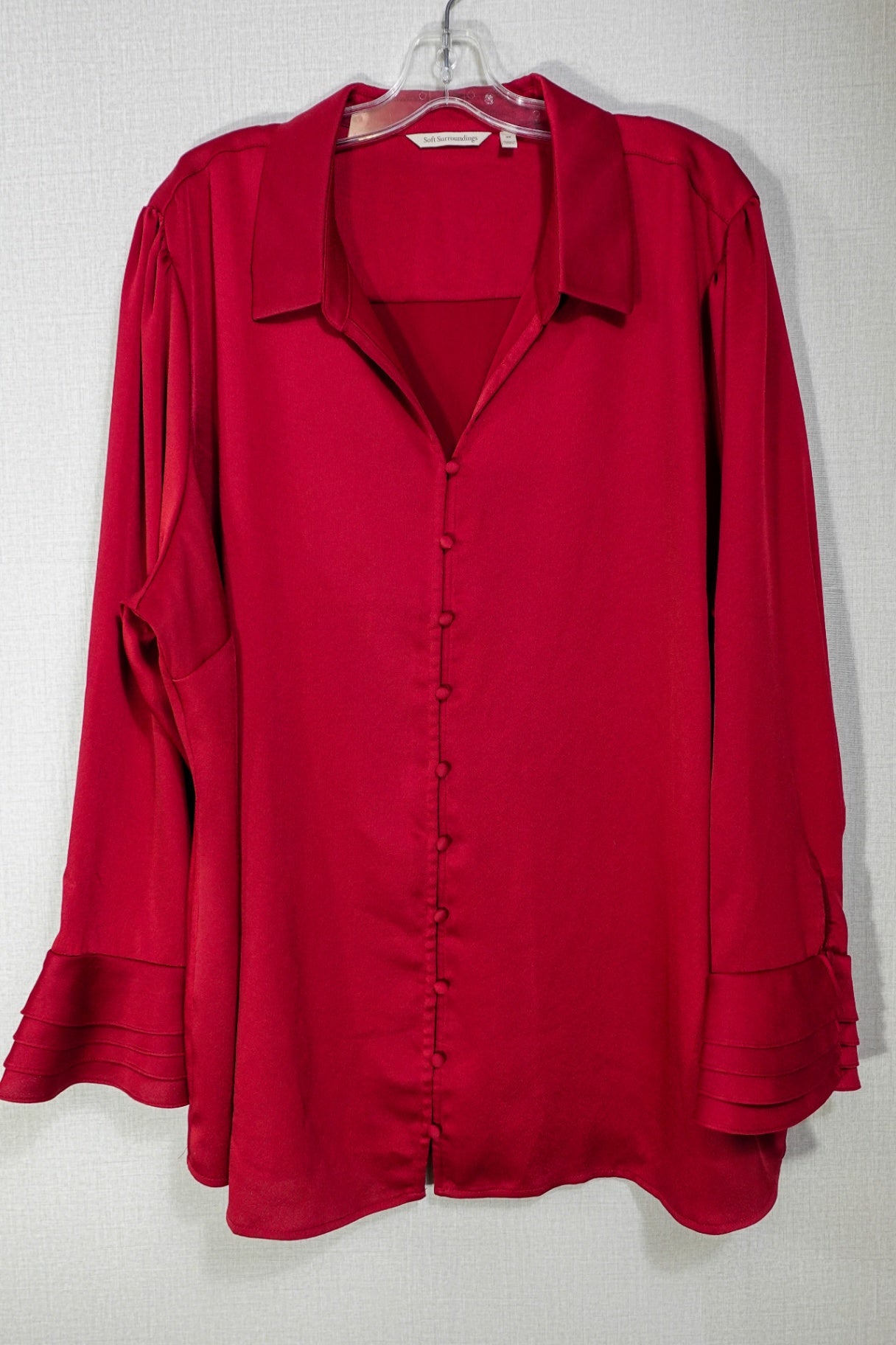 Soft Surroundings, 3/4 Sleeve Top, 3X