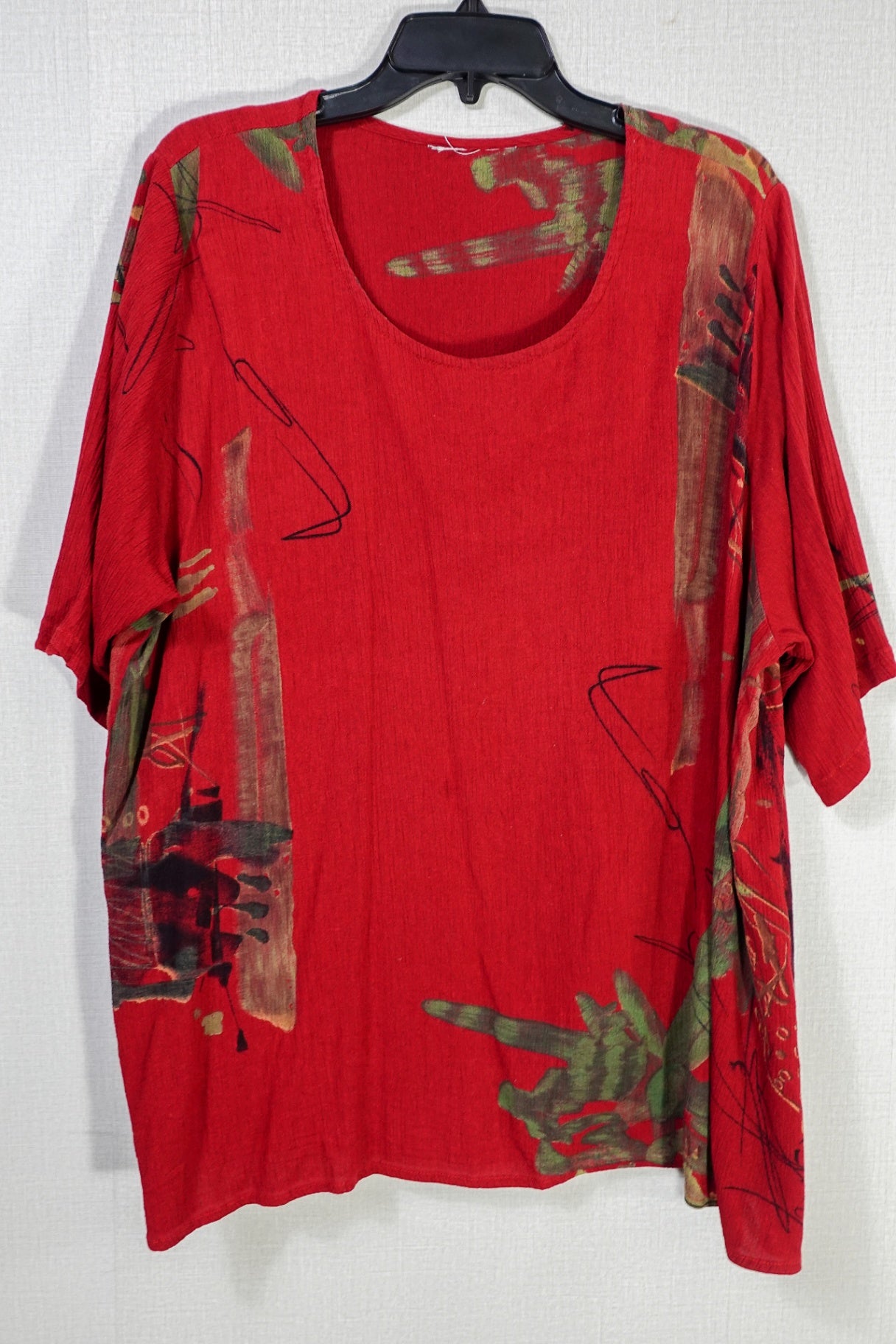 We be bop (No label), SHORT SLEEVED TOP, 2X