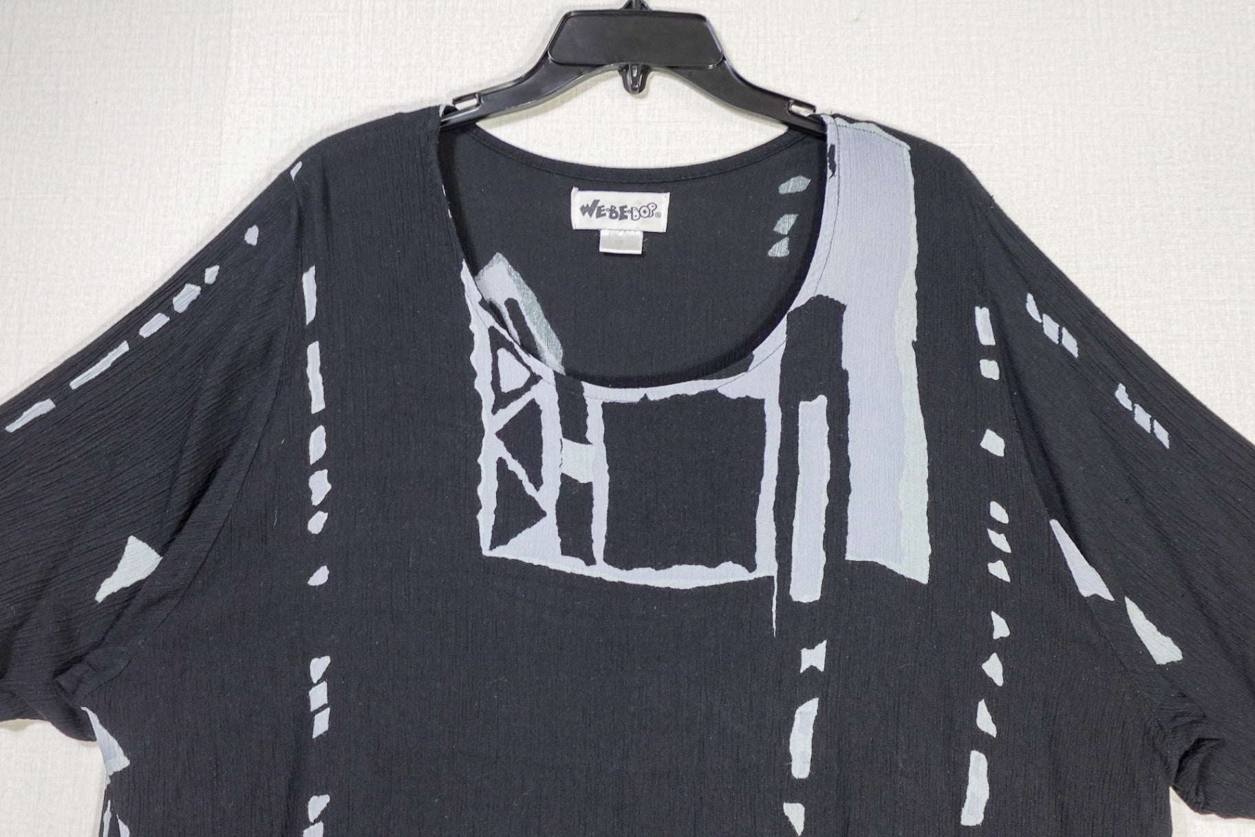We be bop, SHORT SLEEVED TOP, 12/14 (0X)