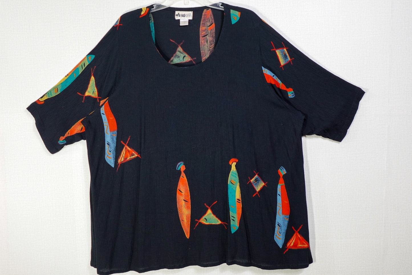 We be bop, SHORT SLEEVED TOP, 16/18- 1X