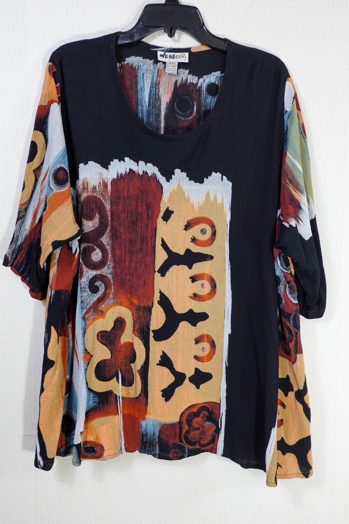 We be bop, SHORT SLEEVED TOP, 16/18- 1X