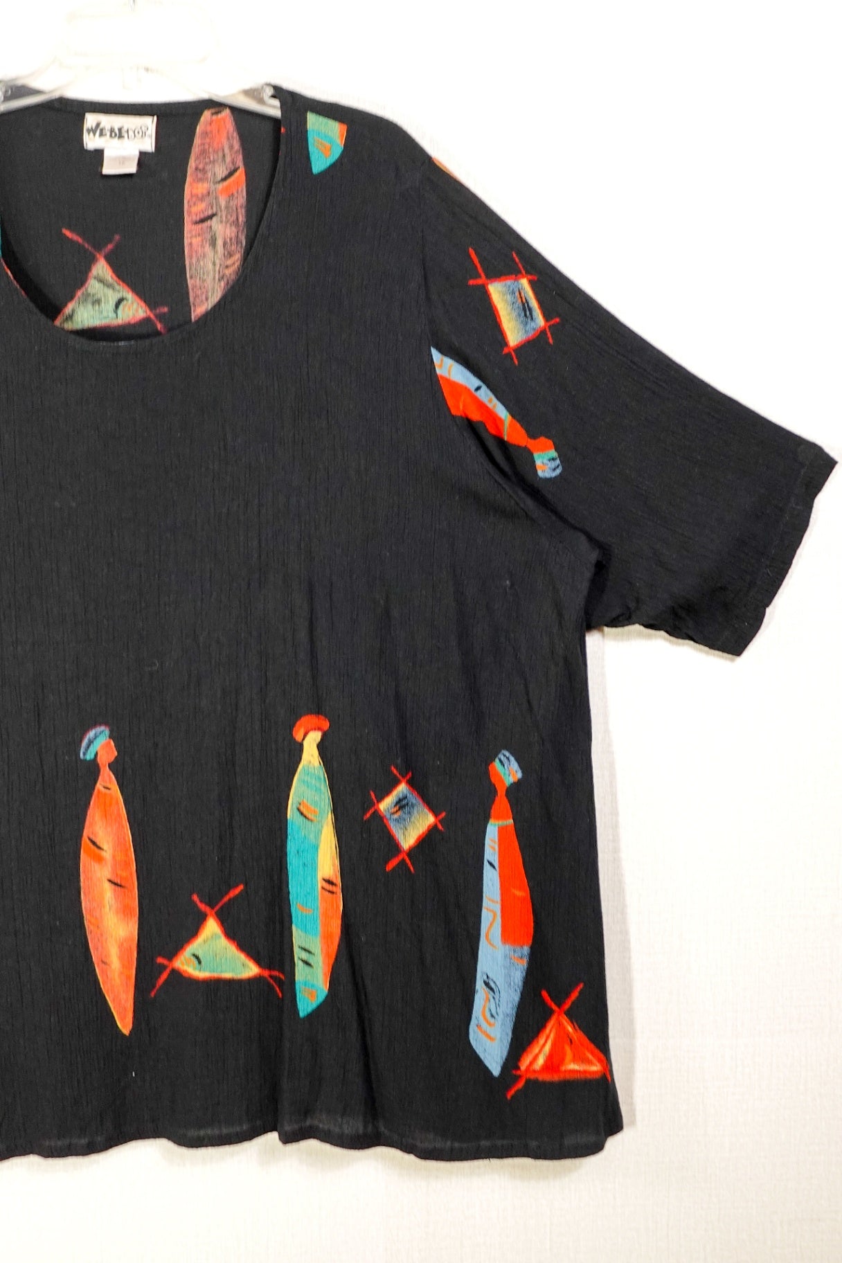 We be bop, SHORT SLEEVED TOP, 16/18- 1X
