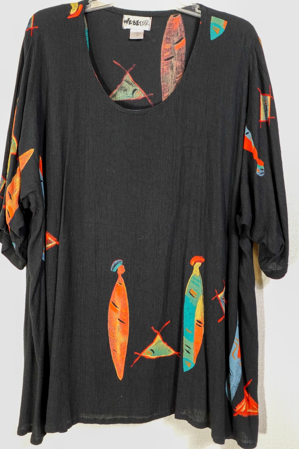 We be bop, SHORT SLEEVED TOP, 16/18- 1X
