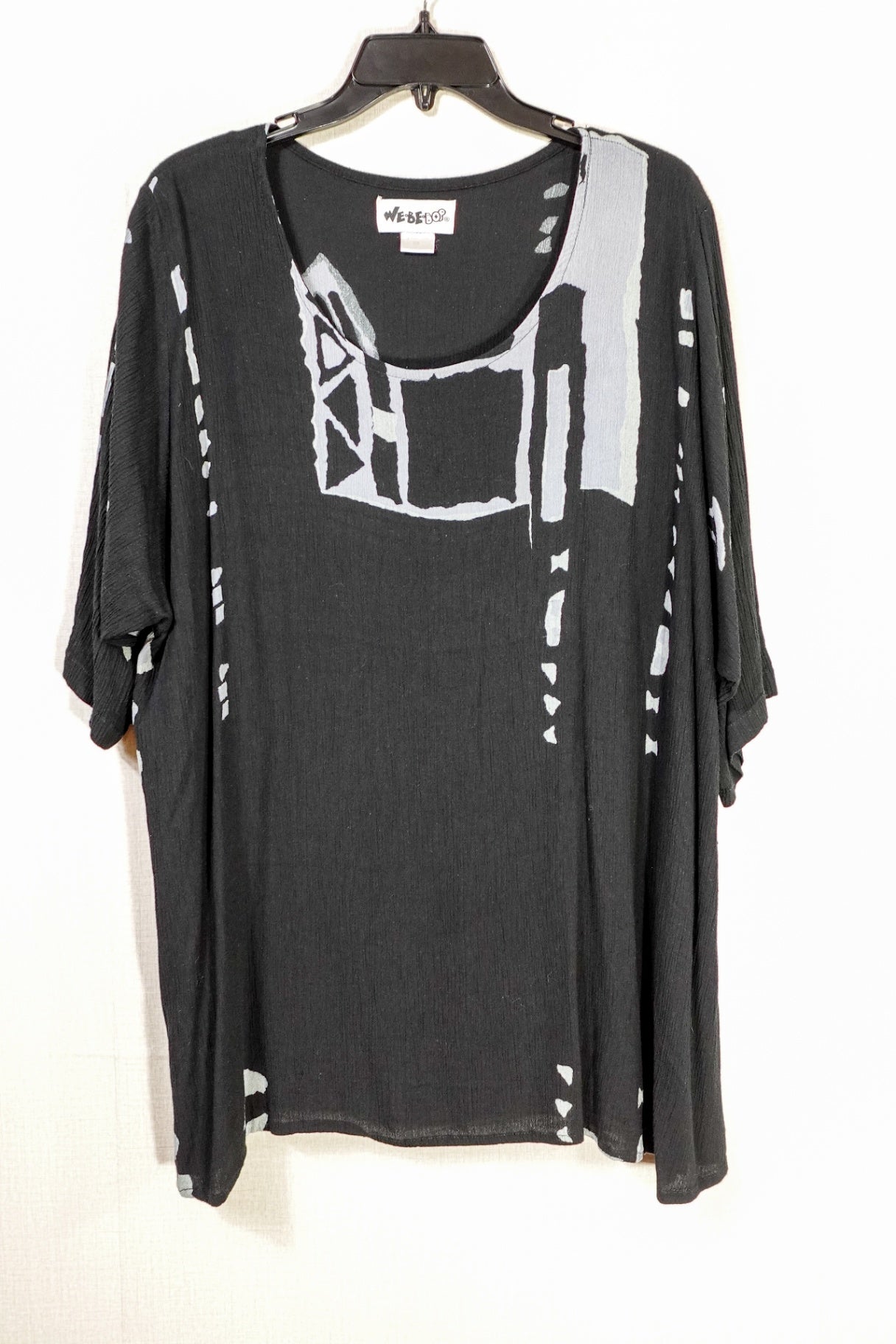 We be bop, SHORT SLEEVED TOP, 12/14 (0X)