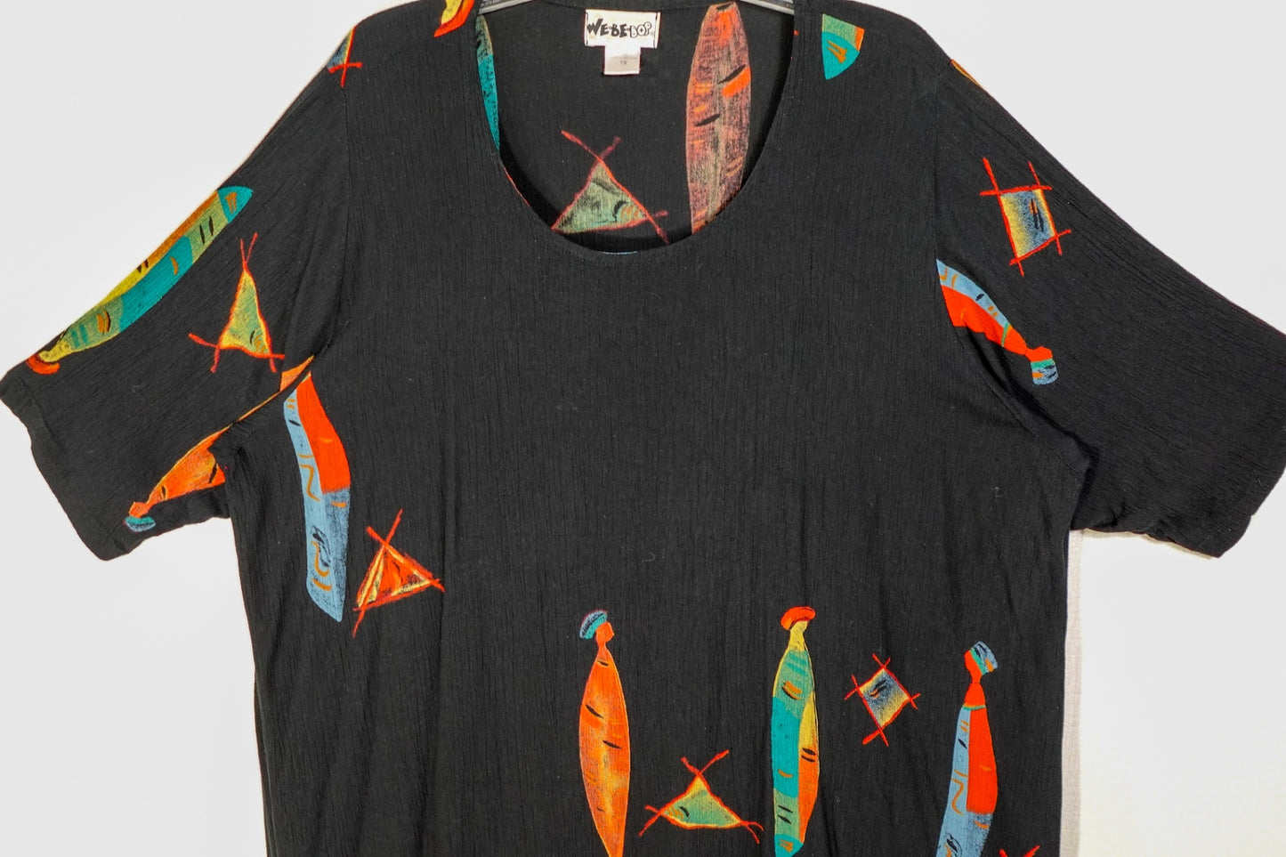 We be bop, SHORT SLEEVED TOP, 16/18- 1X