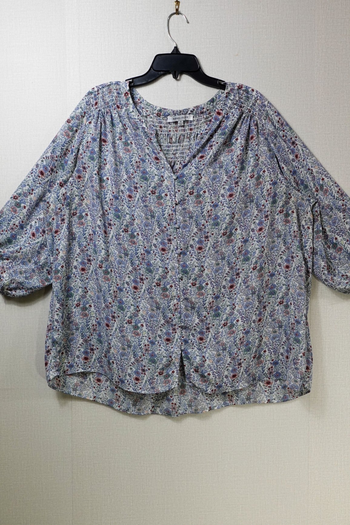 ROSE+OLIVE, Short Sleeved Top, 2X