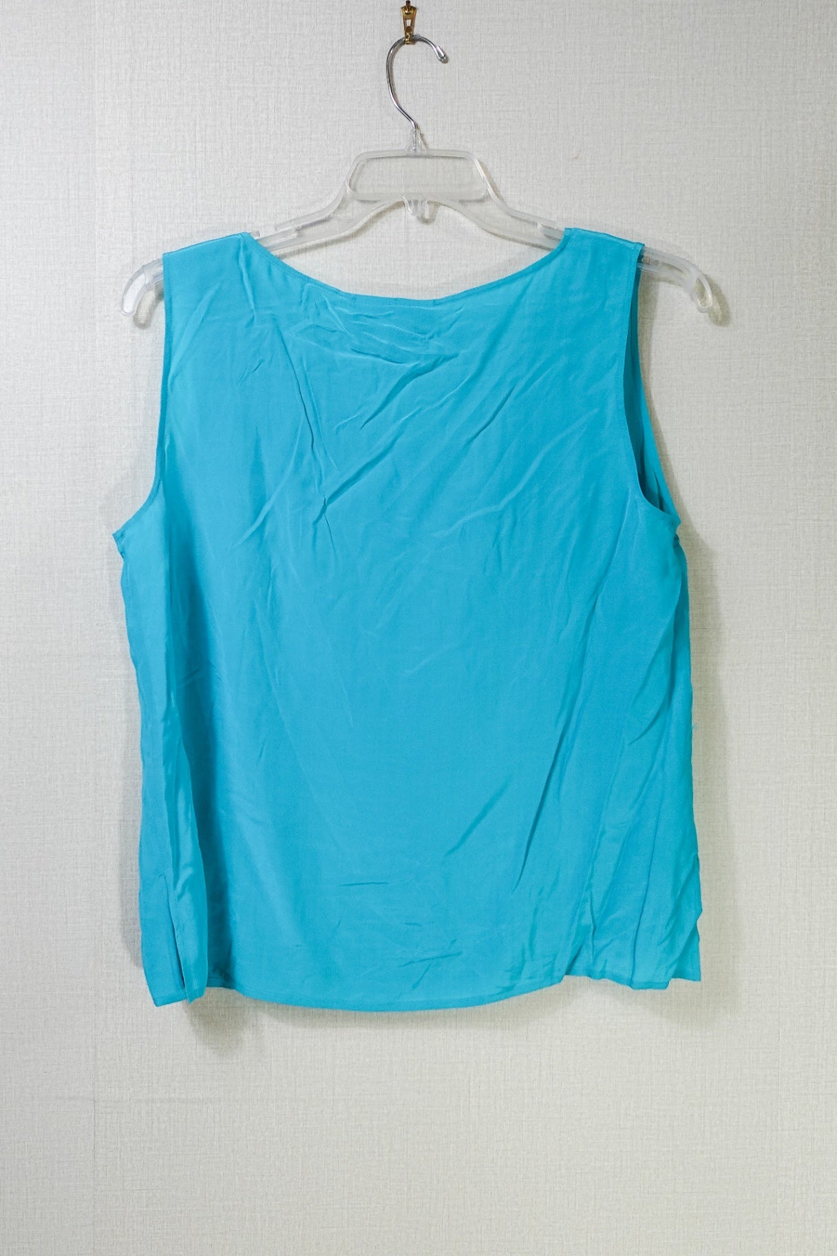 Silk Assets Diane von Furstenberg, Short Sleeve Button Down And Tank, L