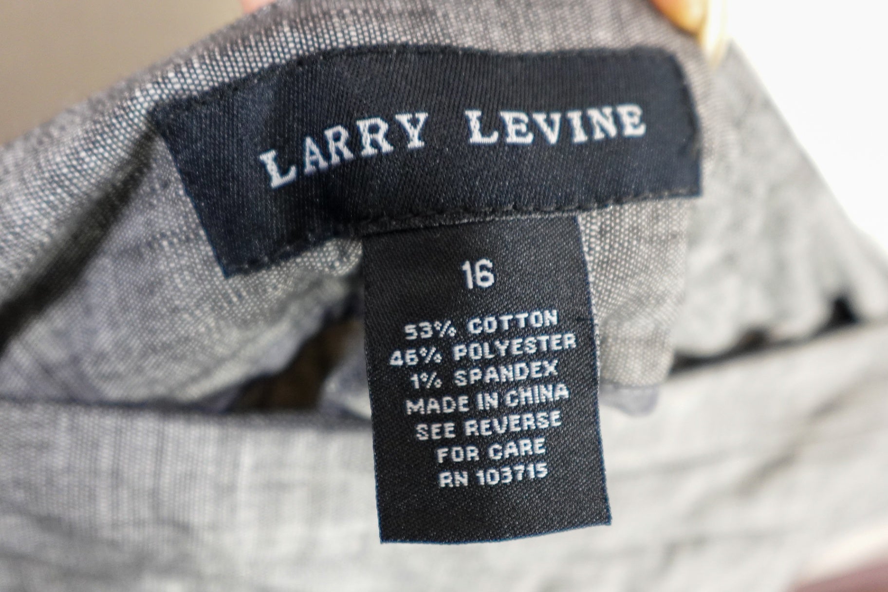Larry Levine, Cropped Pants, 16