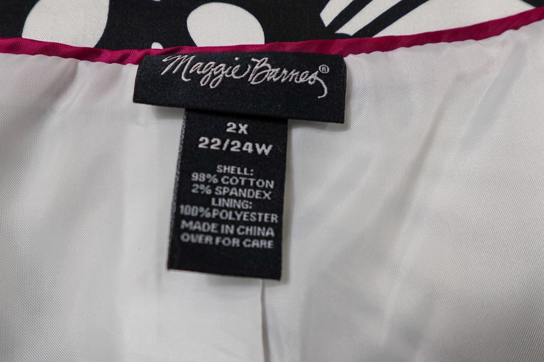 Maggie Barnes, Light Jacket, 22/24W