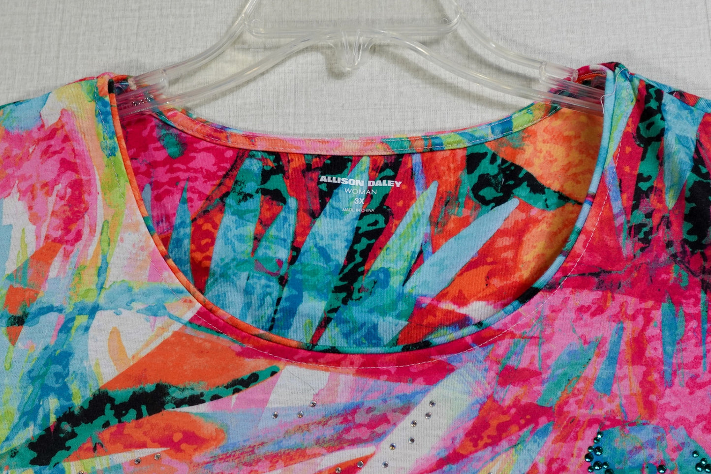 Allison Daley, Short Sleeved Top, 3X