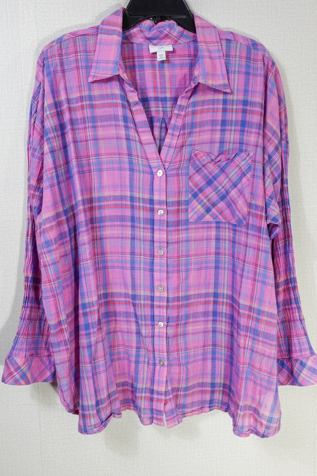 J Jill, Long Sleeve Top- Button Down, 3X