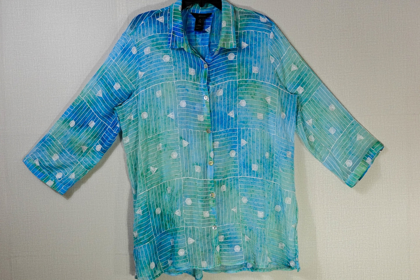 Ali miles, 3/4 Sleeve Top, XL (1X)