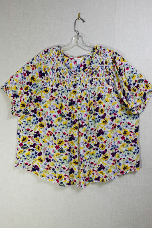 intro., Short Sleeved Top, 2X