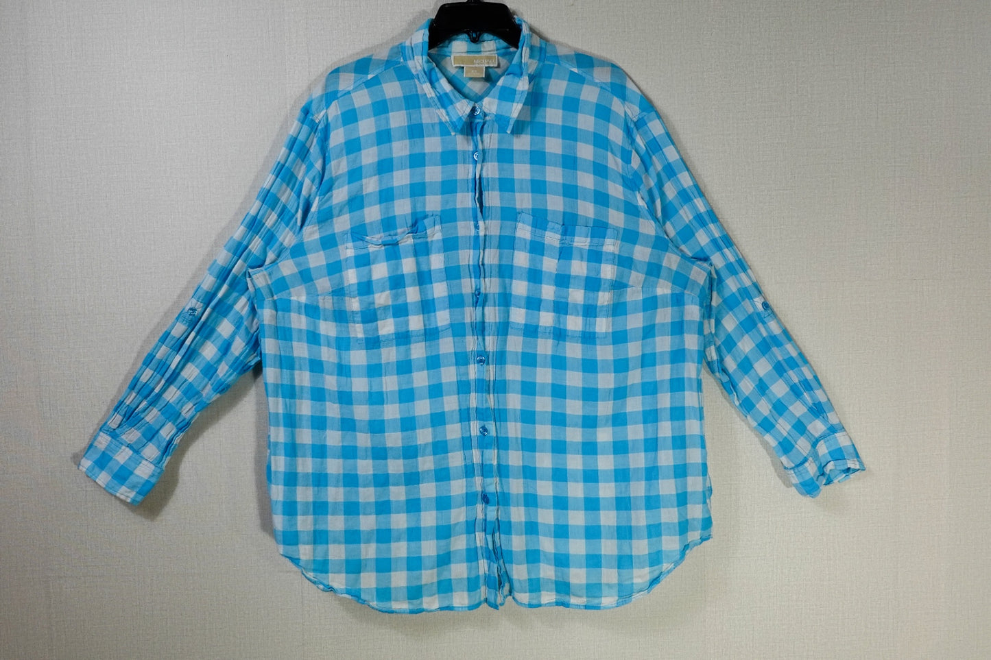 Michael Kors, Long Sleeve Button Down Top, 3X