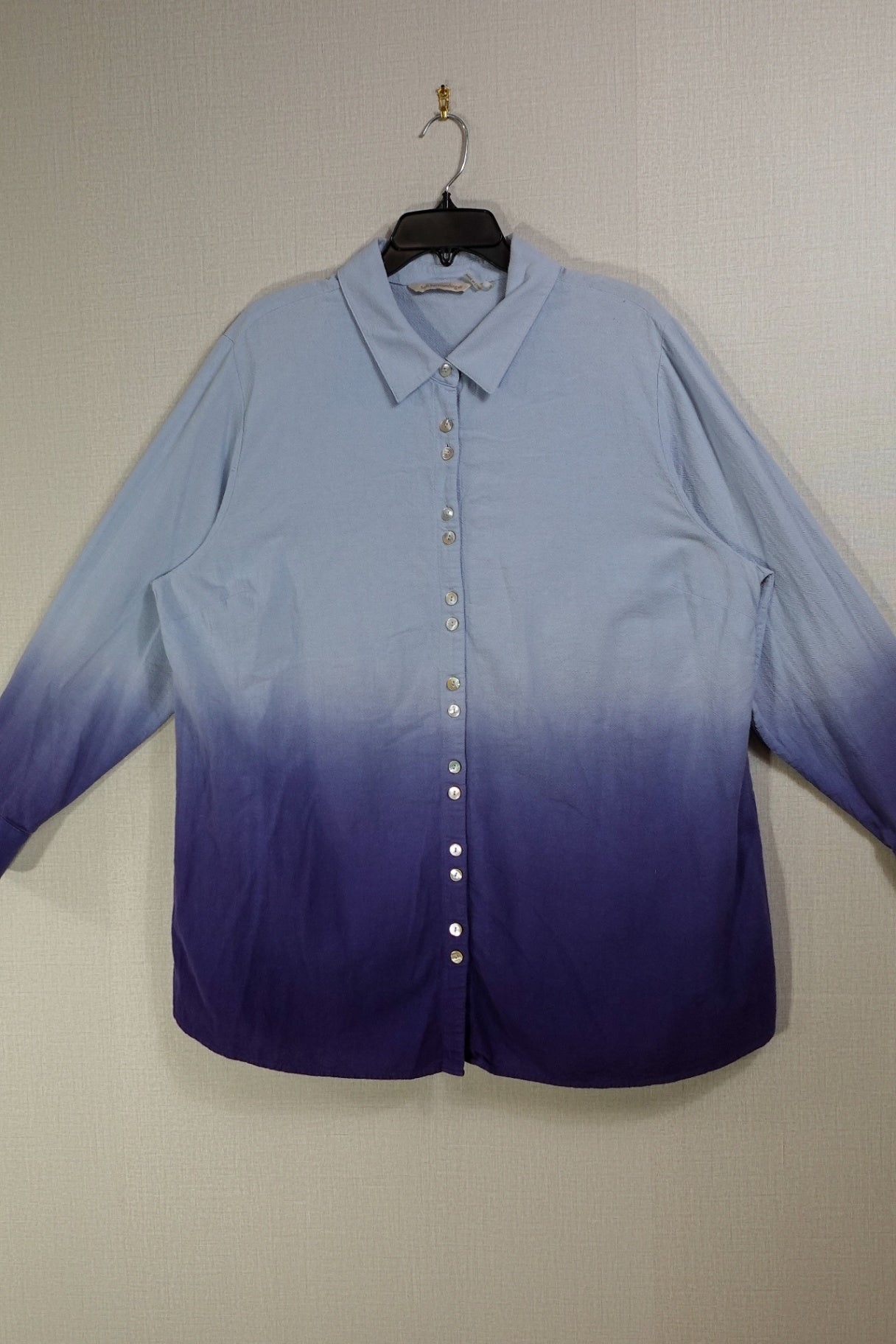 Soft Surroundings, Long Sleeve Top- Button Down, XL/2X (1X)