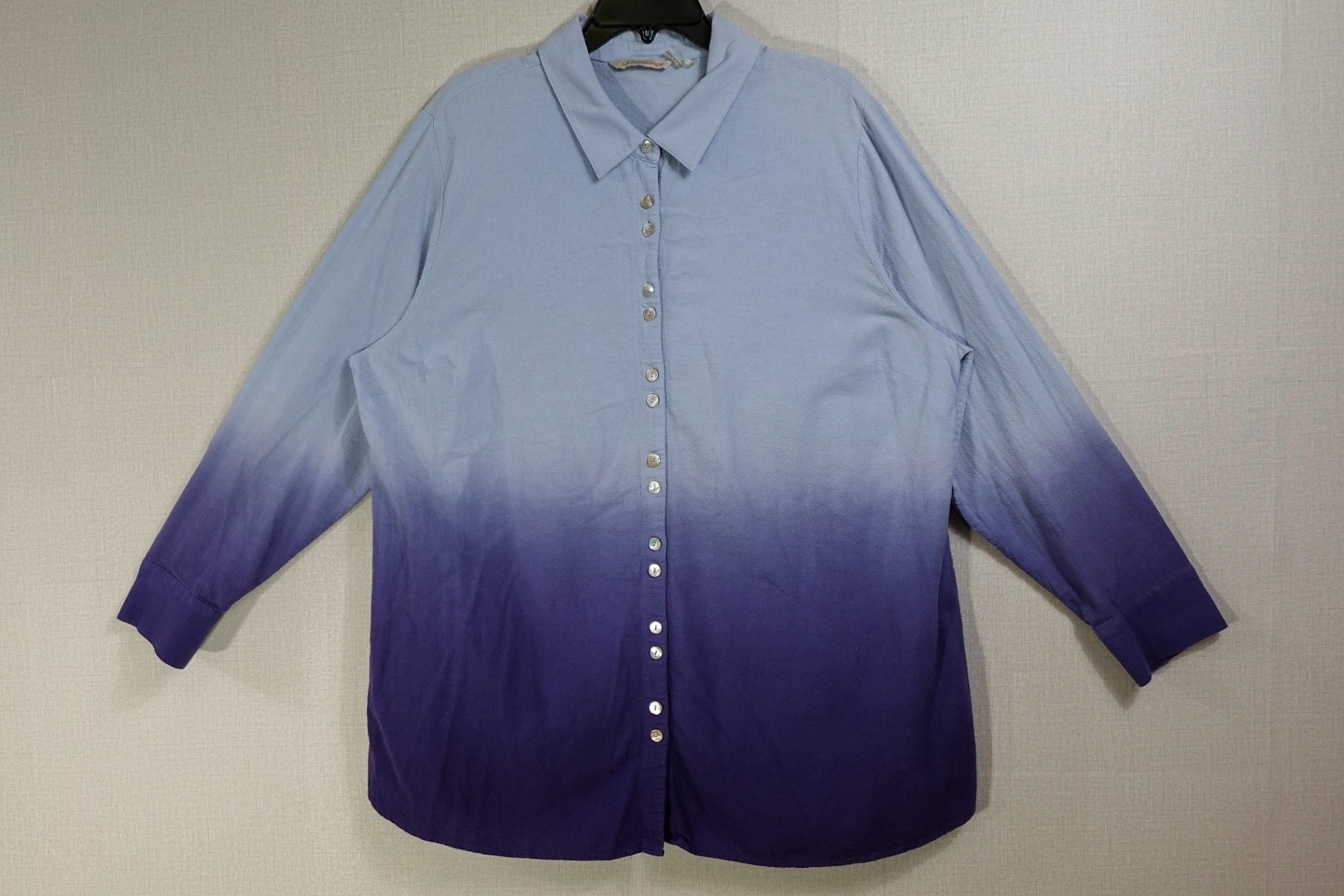 Soft Surroundings, Long Sleeve Top- Button Down, XL/2X (1X)
