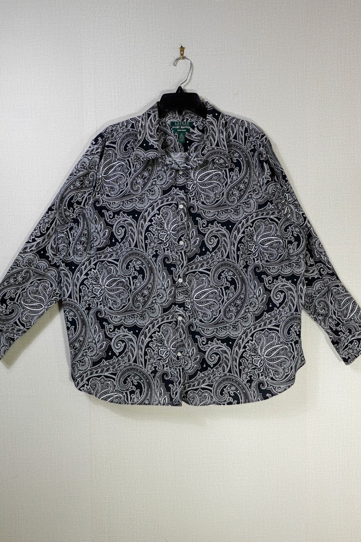 Lauren Ralph Lauren, Long Sleeves Top- Button Down, 3X