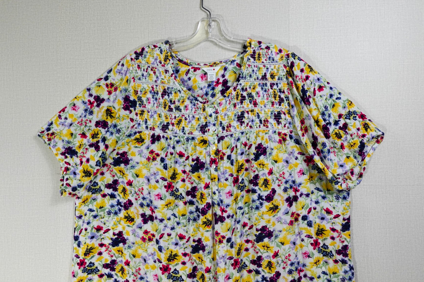 intro., Short Sleeved Top, 2X