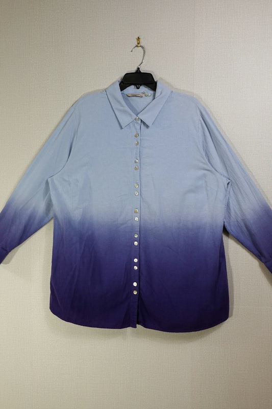 Soft Surroundings, Long Sleeve Top- Button Down, XL/2X (1X)