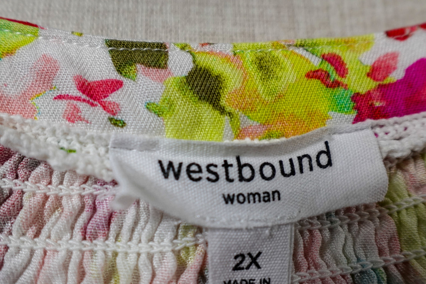 Westbound, Short Sleeved Top, 2X