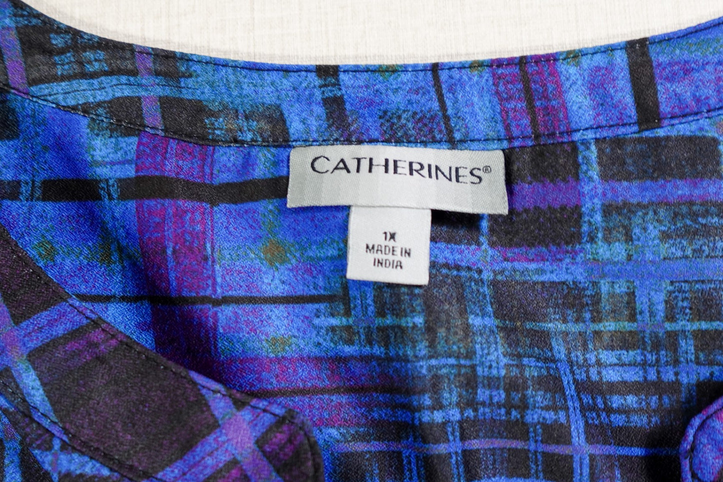 Catherine's, Short Sleeved Top, 2X (1X)
