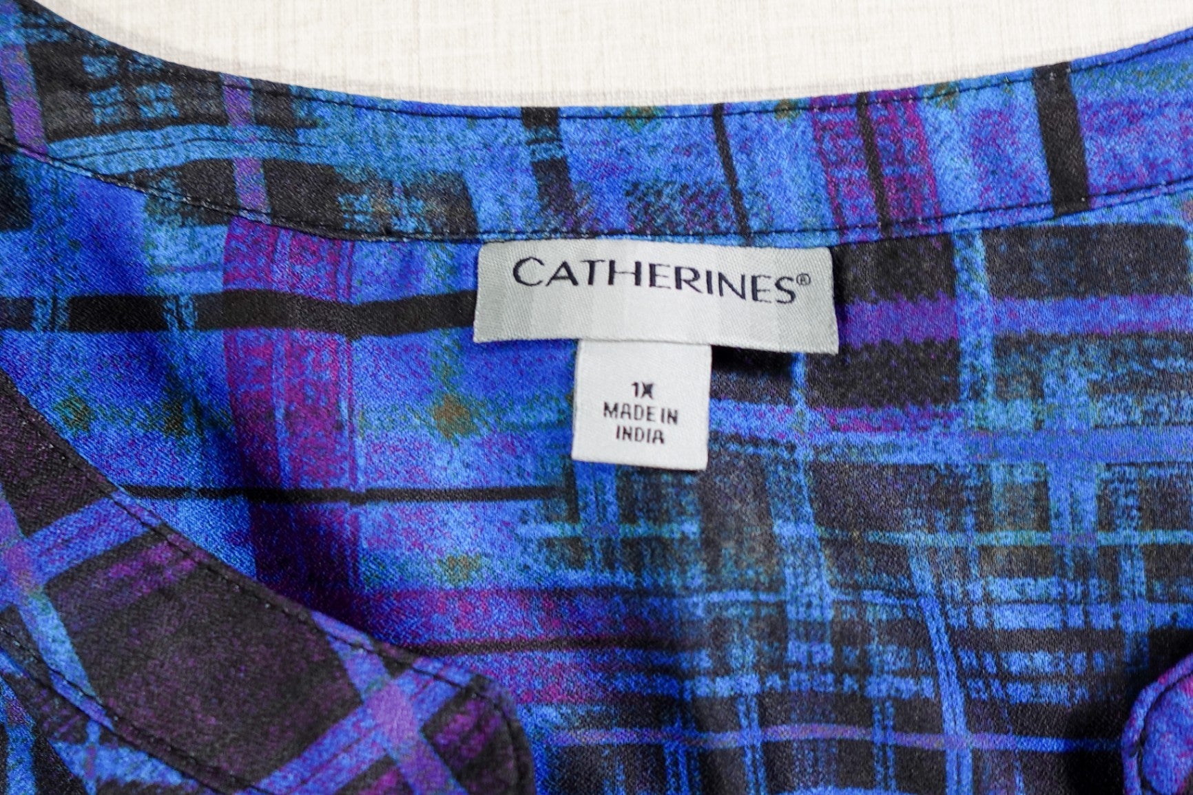 Catherine's, Short Sleeved Top, 2X (1X)