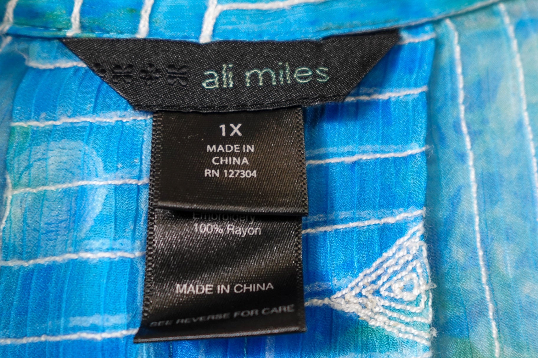Ali miles, 3/4 Sleeve Top, XL (1X)