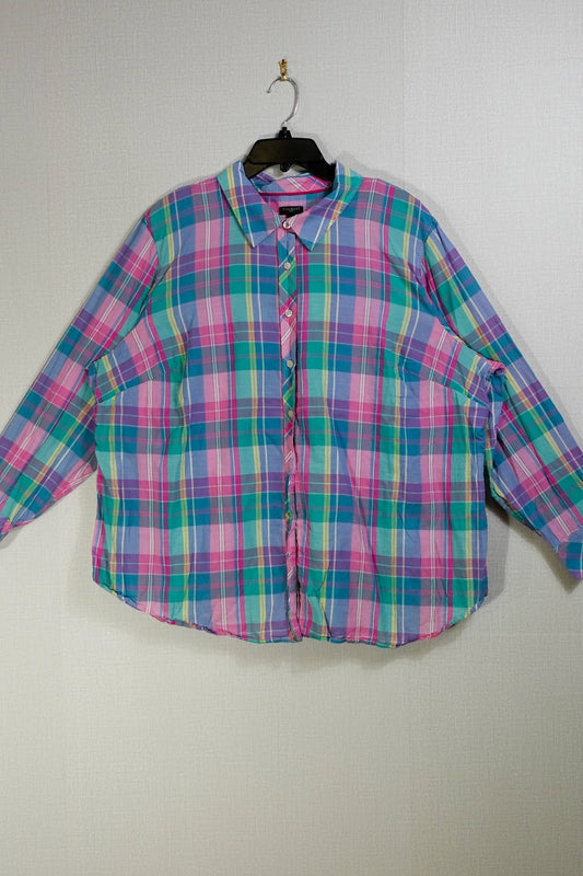 Talbots, Long Sleeve Top- Button Down, 3X