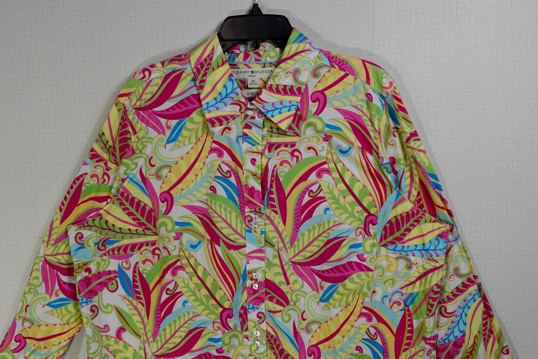 Tommy Hilfiger, Long Sleeve Top- Button Down, 20