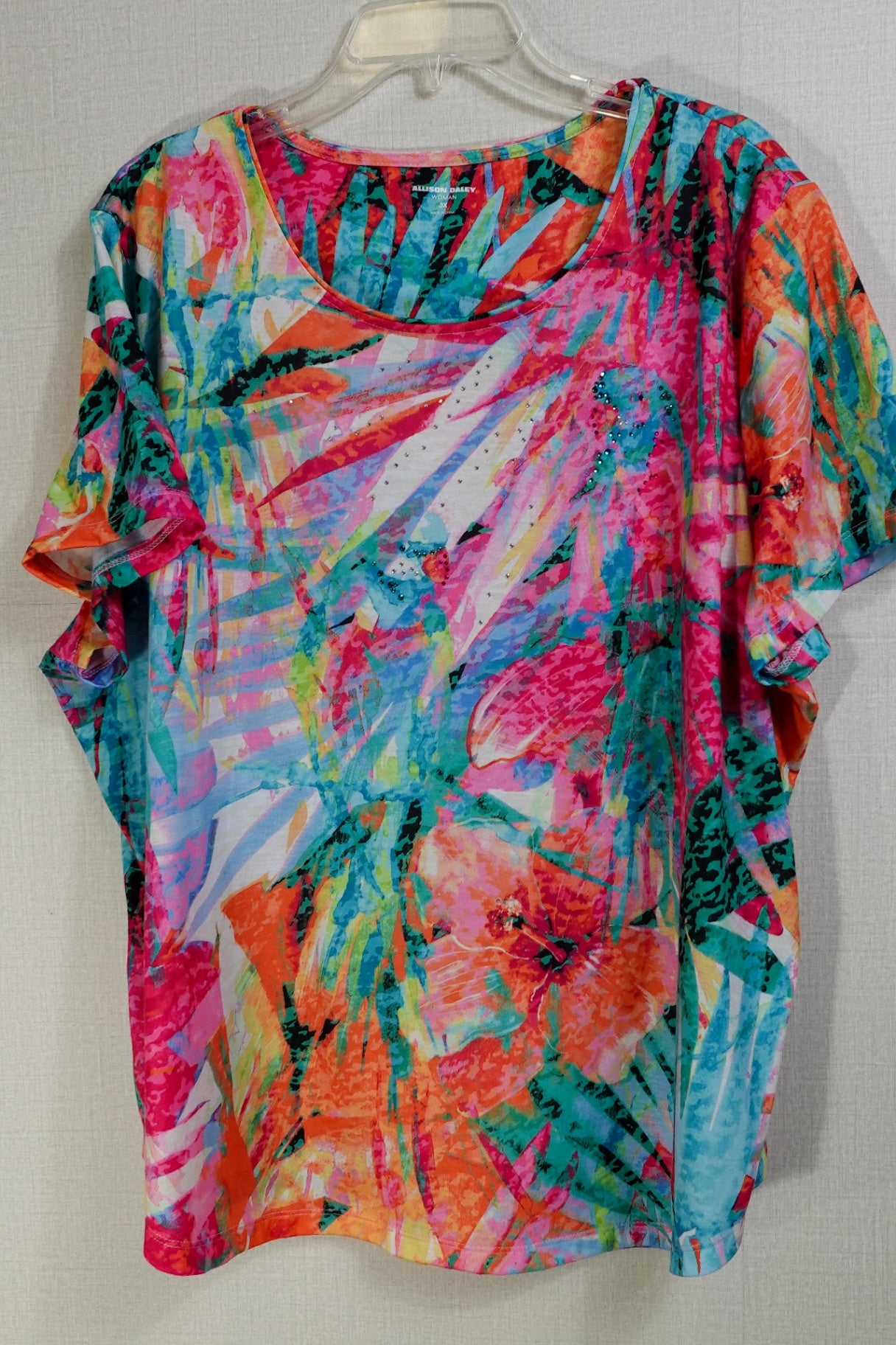 Allison Daley, Short Sleeved Top, 3X