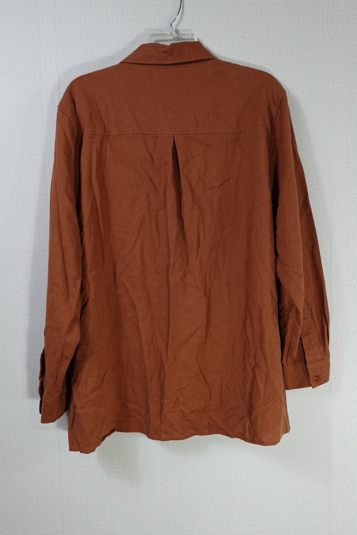 Shiny by Nature, Long Sleeve Top- Button Down, 2X