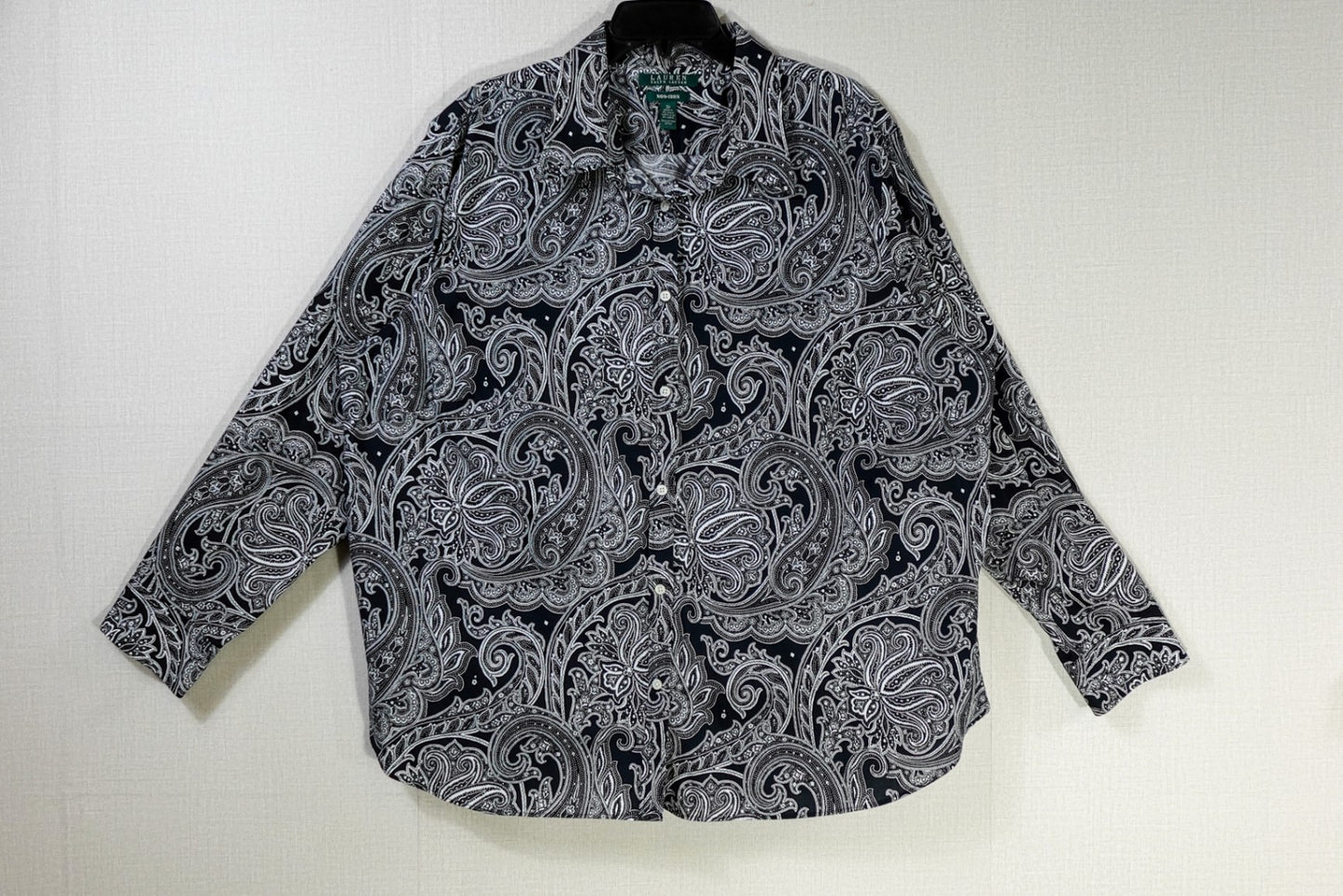 Lauren Ralph Lauren, Long Sleeves Top- Button Down, 3X