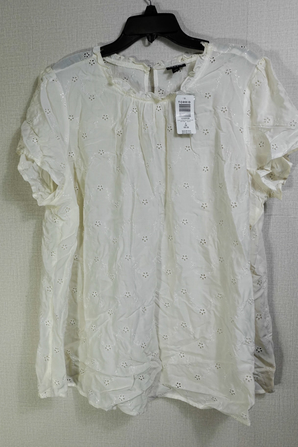 Torrid, New Short Sleeved Top, 18/20